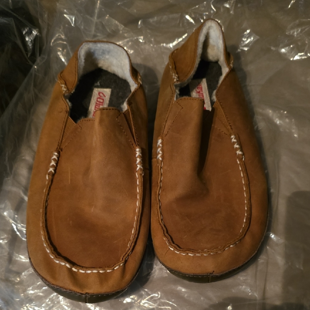 OluKai Tan Slip-On Shoes
